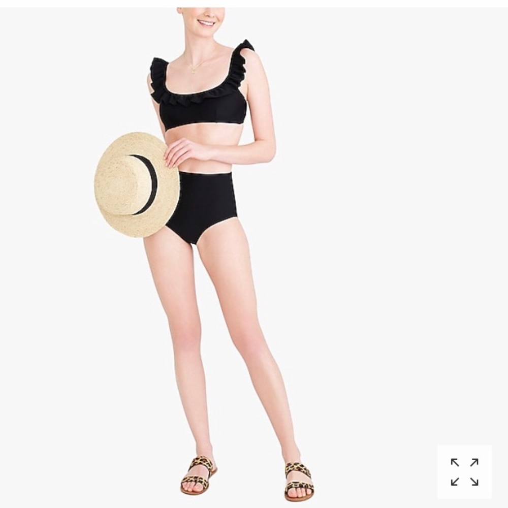 J. Crew | high waisted pink bikini